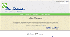 Desktop Screenshot of pensavings.com